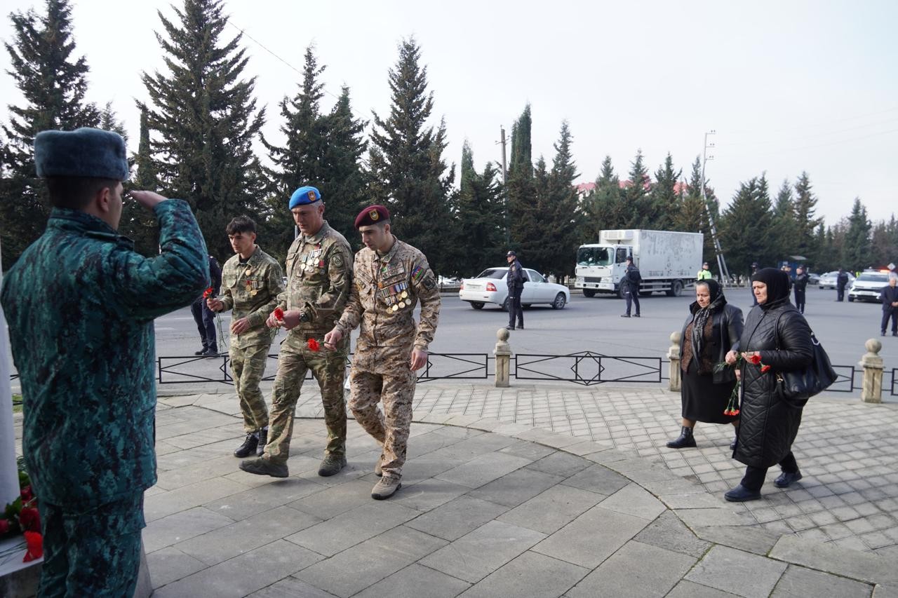 Zaqatalada Xocalı soyqırımı qurbanlarının xatirəsi anılıb - FOTOLAR